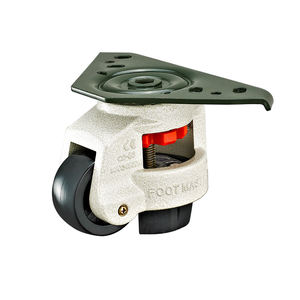 60F 80F 100F Nylon Industrial Nivelamento Rodízios Altura Ajustável Triângulo Placa Rodas Heavy Duty para Bancadas de Máquinas - Product Image 5