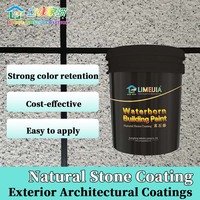 Revêtement en pierre naturelle, texture granit, anti-fissures, Limeijia pour piliers de ponts, murs en béton, adhérence supérieure et séchage rapide