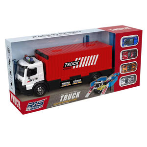 Camion de conteneur de catapulte de stockage de scène d'ingénierie de pompiers de police avec des jouets d'enfants de <span class=keywords><strong>voiture</strong></span> de sport <span class=keywords><strong>miniature</strong></span> d'alliage - Product Image 5