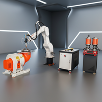 Machine de revêtement laser à fibre robotisée 6 axes pour la réparation des positions des roulements de turbines à vapeur et le traitement de surface métallique résistant à l'usure