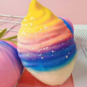 Most Popular Colorful TPR Food Ice Cream <b>Squeeze</b> Slow Rising <b>Ball</b> Stress Relief <b>Ball</b> Sensory Toys for Kids Adults - Product Image 4