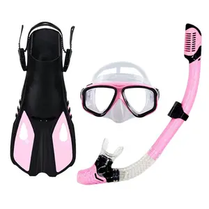 Fast Shipment High End Quality Diving Mask Snorkel Fin Snorkeling Set For Swimming Scuba Diving Equipment