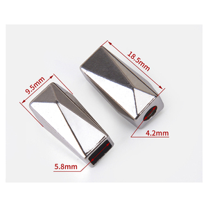 قبول مخصص قفل الحبل نهاية سترة الرباط أسطواني أنبوب حبل نهاية الربيع قفل سدادة الحبل المعدني للملابس - Product Image 6