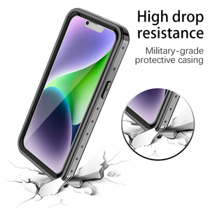 Fundas de plástico para teléfono para <span class=keywords><strong>iPhone</strong></span> 16 Pro Max 15 14 Plus 12 13 17 Air 16E, funda móvil a prueba de golpes, resistente al agua - Product Image 3