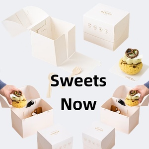 Caja de Donuts de Chocolate con Impresión Personalizada, Cajas <span class=keywords><strong>Para</strong></span> Pastel, Pastelería, Panadería, Embalaje, Caja de Papel Kraft <span class=keywords><strong>para</strong></span> Llevar, Cajas de Donuts, Logotipo de Comida - Product Image 6