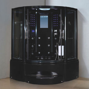 <span class=keywords><strong>Baignoire</strong></span> à vapeur de luxe Dubai Deluxe pour 2 personnes combinée de 6mm d'épaisseur en verre coulissant ouvert avec cadre pour la salle de bain - Product Image 2