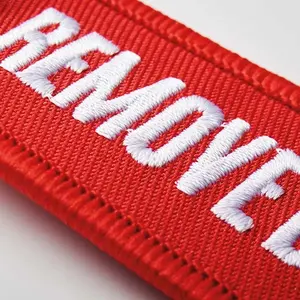 Porte-clés brodé à double anneau, merchandising personnalisé - Product Image 3