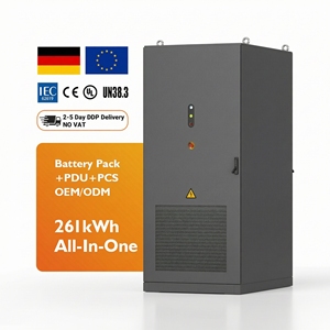 Batterie LiFePO4 personnalisée LITHTECH 100 kW 125 kW 261 kWh 215 kWh Batterie lithium-ion haute tension pour système ESS HP1500K - Product Image 1