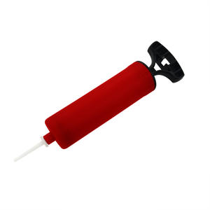 Mini bomba de aire manual de plástico para inflar pelotas, portátil, con adaptador de válvula, 17 cm de longitud - Product Image 4