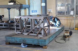 Tùy chỉnh độ chính xác lớn thiết bị cơ khí khung Hàn chế biến tấm kim loại chế tạo khung gầm giá Cấu trúc khung Hàn - Product Image 6