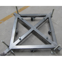 SIL Soporte de tierra de aluminio personalizado Line Array Stand Truss Altavoz Levantamiento Truss Rigging Tower Lift System 8 Ft Stage Truss Tower