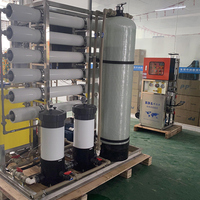 Máquinas de desalinización de agua de mar salada con Control automático, uso de barco de planta, máquina de tratamiento de agua de mar FRP RO para beber