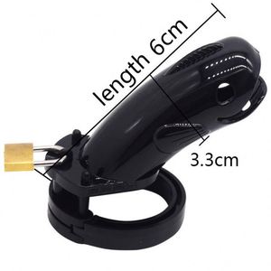 Gabbia di Castità Maschile in Silicone, Giocattoli Sessuali BDSM per Bondage, Gabbia per Pene in Plastica per Sissy - Product Image 5