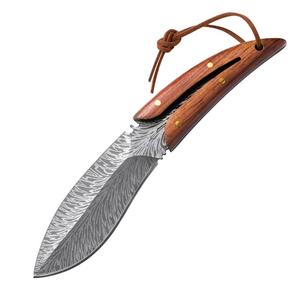 Cuchillo de supervivencia para exteriores con hoja fija de alta dureza, pequeño y afilado, para camping y bushcraft, compatible con Dropshipping en Shopify. - Product Image 1