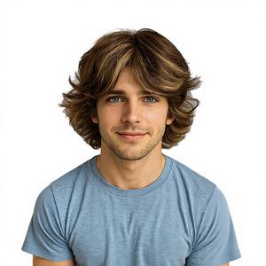 Peluca de Fibra Sintética Resistente al Calor, Corte Pixie Corto Marrón Mixto, Diseño Multinivel con Ondas Sedosas y Rectas <span class=keywords><strong>para</strong></span> <span class=keywords><strong>Jóvenes</strong></span>, Ideal <span class=keywords><strong>para</strong></span> Cosplay y Fiestas Rock - Product Image 4