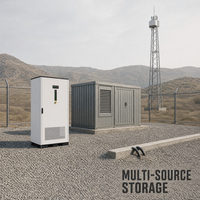 Sistem Energi Baterai Lithium Kabinet Penyimpanan Tenaga Surya 261kWh Berpendingin Cair Luar Ruangan untuk Cadangan Daya Komersial