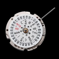 Miyota 6T51 Uhrwerk Original Vergoldet Klein Mechanisch Automatik und Handaufzug 3 Zeiger Datum Tag Wochenanzeige Uhrenteile