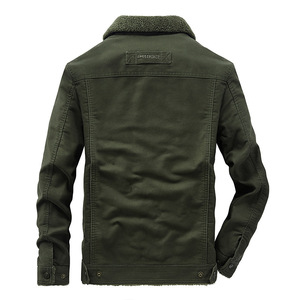 2026 Bomber <span class=keywords><strong>in</strong></span> pile da <span class=keywords><strong>uomo</strong></span> di tendenza-caldo stile antivento <span class=keywords><strong>con</strong></span> <span class=keywords><strong>collo</strong></span> di <span class=keywords><strong>pelliccia</strong></span>, <span class=keywords><strong>cappotto</strong></span> invernale spesso da <span class=keywords><strong>uomo</strong></span> - Product Image 3