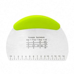 Outils de pâtisserie pour la cuisine, coupe-pâte multifonction en acier inoxydable, hachoir, grattoir - Product Image 2