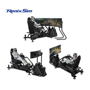 Cockpit de simulation de course automobile Renixsim Game Center 4 Aixs GT Simracing, machine de jeu d'arcade de course automobile, machine de conduite - Product Image 1