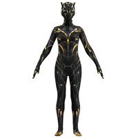 Black Panther Wakanda Forever Marvel Superhero Black Panther Shuri Cosplay Costume combinaison body Halloween Costume pour femmes