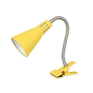 Lampada da lettura e lavoro a LED gialla con braccio regolabile, design moderno per spazi ridotti. - Product Image 3