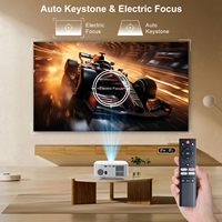 Proyectores de Cine en Casa, Proyector Inteligente 4K, 386 APPS, WIFI 5G, BT, Proyector FHD, Compatible con TV Stick, IOS y Android
