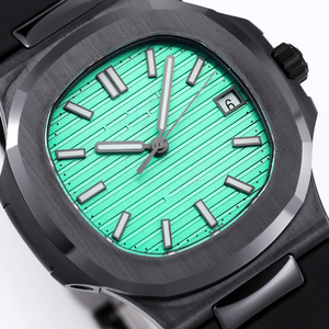 Montre automatique de luxe légère Patek Philippe 2026 avec bracelet en cuir, cadran en verre saphir, haute qualité, pour affaires - Product Image 2