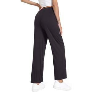 Pantalon de survêtement ample et décontracté pour femme, léger, avec poches, pour le yoga, tailles S à XXL - Product Image 4