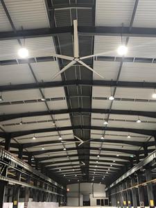 Hội thảo nhiệt độ cao làm mát quạt trần công nghiệp với lưỡi mở rộng, đặc biệt cho các xưởng đúc - Product Image 4