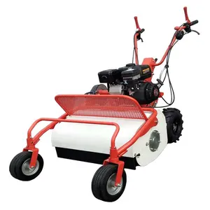 Bán buôn đứng lên cưỡi cỏ cắt máy cắt xăng động cơ diesel mulching 4 bánh xe ổ đĩa Máy cắt cỏ GPS