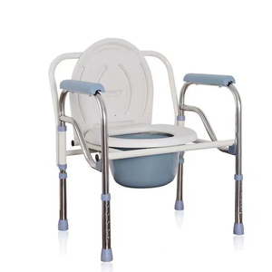 Hot Products <strong>Portable</strong> Foldable Patient Transfer Shower Commode Price Bath Toilet Chair Disabled - Product Image 1