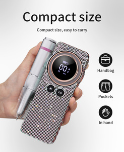 เครื่องเจียรเล็บไร้สาย 50W แบบพกพา ชาร์จไฟได้ สำหรับร้านทำเล็บมืออาชีพ - Product Image 2