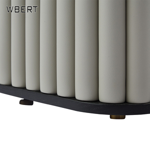 WBERT Armoire latérale italienne de luxe en bois massif Rangement simple et moderne pour chambre d'hôtel Style MDF - Product Image 3