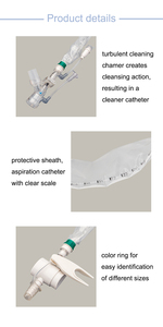 Cathéters médicaux stériles à usage unique à aspiration fermée, à lumière unique, pour nourrissons et adultes, stérilisation 72 heures, vente chaude - Product Image 5