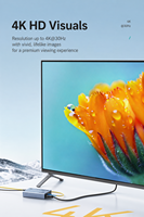 Extenseur HDMI 4K30Hz Plug and Play sur Fibre Optique avec RS232 et Commutateur Un-à-Plusieurs pour 20 km