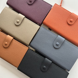 Hoge Kwaliteit Top Graan Lederen Lange Stijl Vrouwen Portemonnee Portemonnee Voor Grote Opslag Geld Draagbare Clutch Tassen - Product Image 6