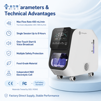 Appareil respiratoire à hydrogène et oxygène YISHENGRUI avec 12 capteurs intelligents, anti-explosion, pour la récupération post-opératoire, YSR-450A, pureté de 99,99 %