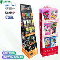 Tasse à café écrous de sol t-shirt personnage de dessin animé bonbons ondulé découpé produit présentoir support en carton avec écran