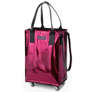Bolsa de Compras Plegable Reutilizable con Ruedas, Carrito de Compras Ligero para Viajes, Supermercado, Mercado - Product Image 1