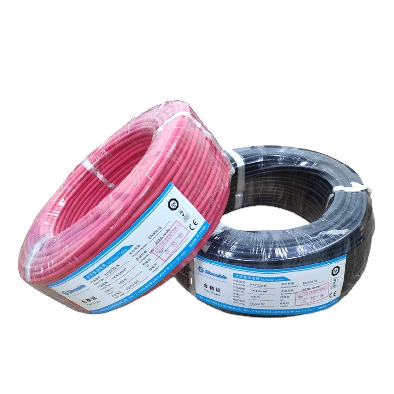 Pv солнечный кабель постоянного тока 4 мм 16 мм Slocable TUV солнечная панель провод с tuv для энергетических систем