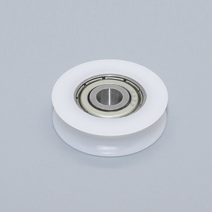 Fabricante Suministra Poleas de Nylon POM con Rodamientos 625ZZ, Ruedas de Goma Recubiertas, Ruedas en Forma de U (5*24*6.5mm) al por Mayor - Product Image 3