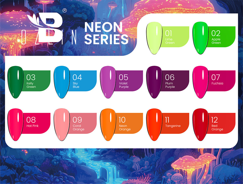 Échantillon gratuit de 6 pièces - Série Néon