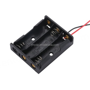5 #   Boîte à piles 3 cellules 3AA 5 #   Support de batterie 3 cellules avec fil de 10 cm, rivet en fer, ressort en fer - Product Image 5