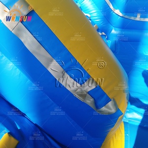 Tobogán Acuático Inflable WINSUN con Forma de Delfín, Doble Escalada Arqueada, Castillo Inflable Azul - Product Image 6