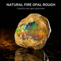 Opale de Feu Brute : Pierre de Méditation, Cristal de Guérison, Pierre Naturelle Écologique pour la Décoration – Vente en Gros