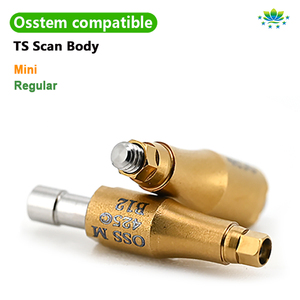 Scanbody Titanium Kompatibel Osstem untuk Implan Gigi CAD/CAM Impresi Digital 3Shape Exocad Scanner OEM ODM Stok Pabrik - Product Image 4