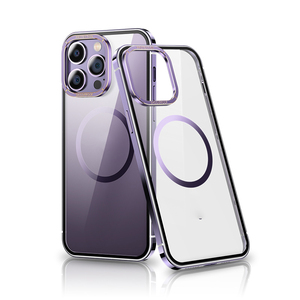 Coque de téléphone magnétique à aimant transparent de haute qualité cadre <span class=keywords><strong>en</strong></span> métal <span class=keywords><strong>en</strong></span> aluminium <span class=keywords><strong>en</strong></span> acier inoxydable pour coque iphone 14 15 pro max - Product Image 6