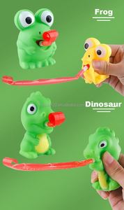 Juguetes blandos de PVC, juguetes para apretar con sonido, dinosaurio, rana, serpiente, forma de animal, juguete antiestrés para niños, alivia la presión - Product Image 4