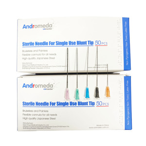 Agulha de mesoterapia fina micro cânula 18g 21g 22g 23g 25g 27g 30g, agulha de ponta romba para preenchimento dérmico, fabricante UNIMASTER - Product Image 6